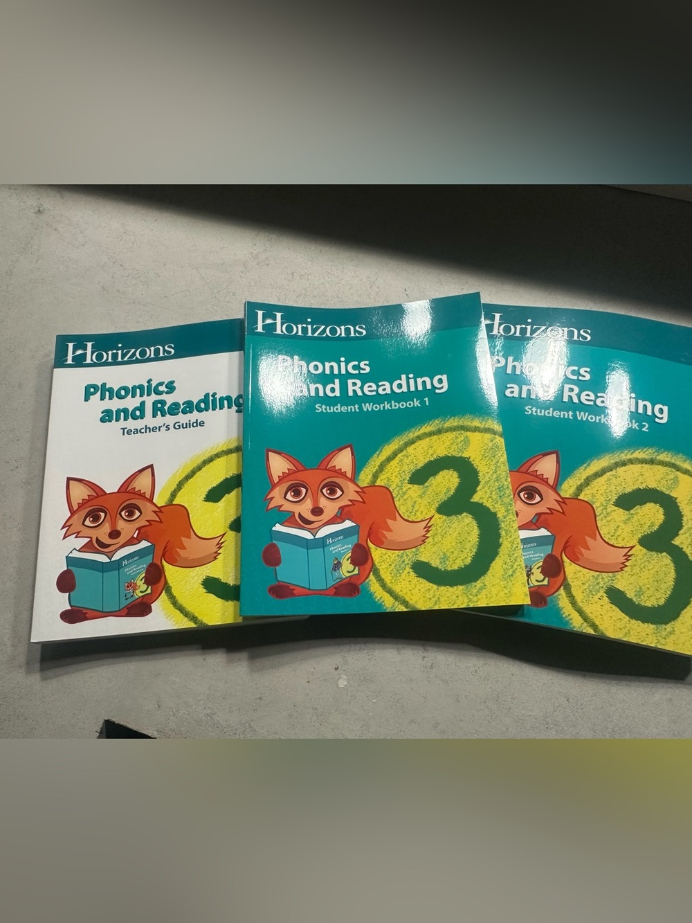 Horizons Phonics and Reading Workbook Set in Teal and Yellow